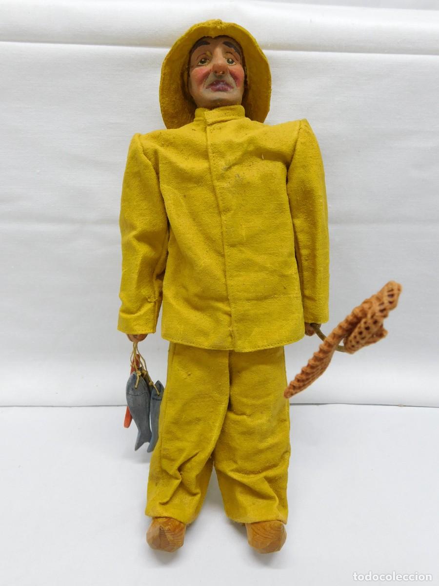 Mu&ntilde;ecas extranjeras: ANTIGUO MU&Ntilde;ECO DE MADERA - Foto 3