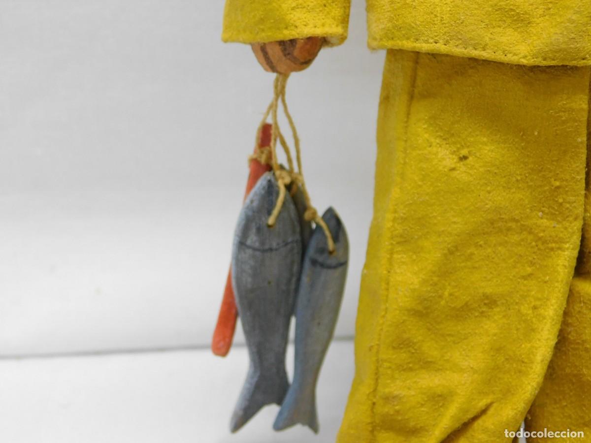 Mu&ntilde;ecas extranjeras: ANTIGUO MU&Ntilde;ECO DE MADERA - Foto 6