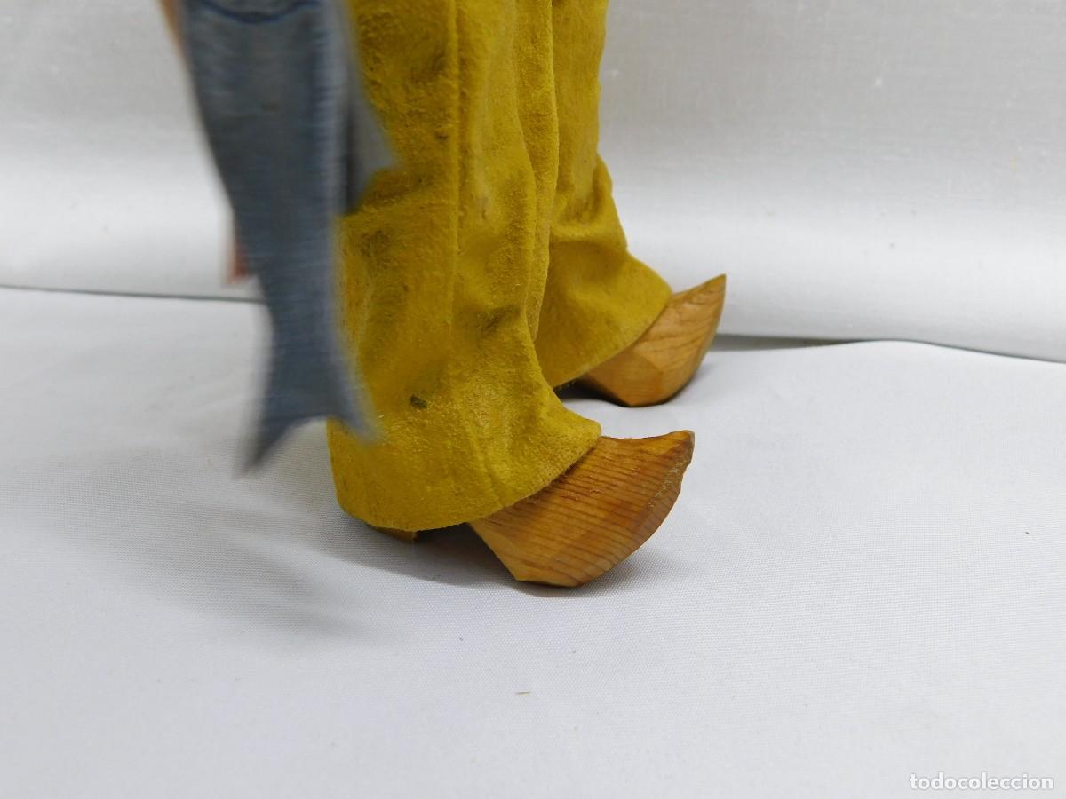 Mu&ntilde;ecas extranjeras: ANTIGUO MU&Ntilde;ECO DE MADERA - Foto 10