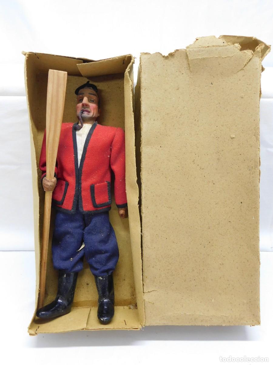 Mu&ntilde;ecas extranjeras: ANTIGUO MU&Ntilde;ECO DE MADERA - Foto 1