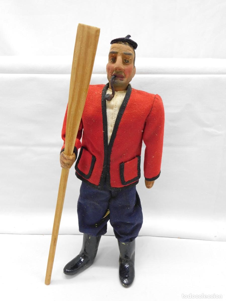 Mu&ntilde;ecas extranjeras: ANTIGUO MU&Ntilde;ECO DE MADERA - Foto 3