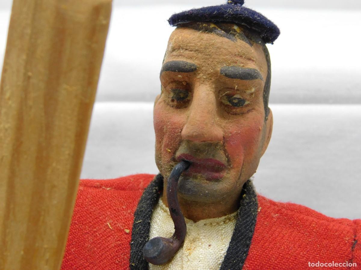 Mu&ntilde;ecas extranjeras: ANTIGUO MU&Ntilde;ECO DE MADERA - Foto 4
