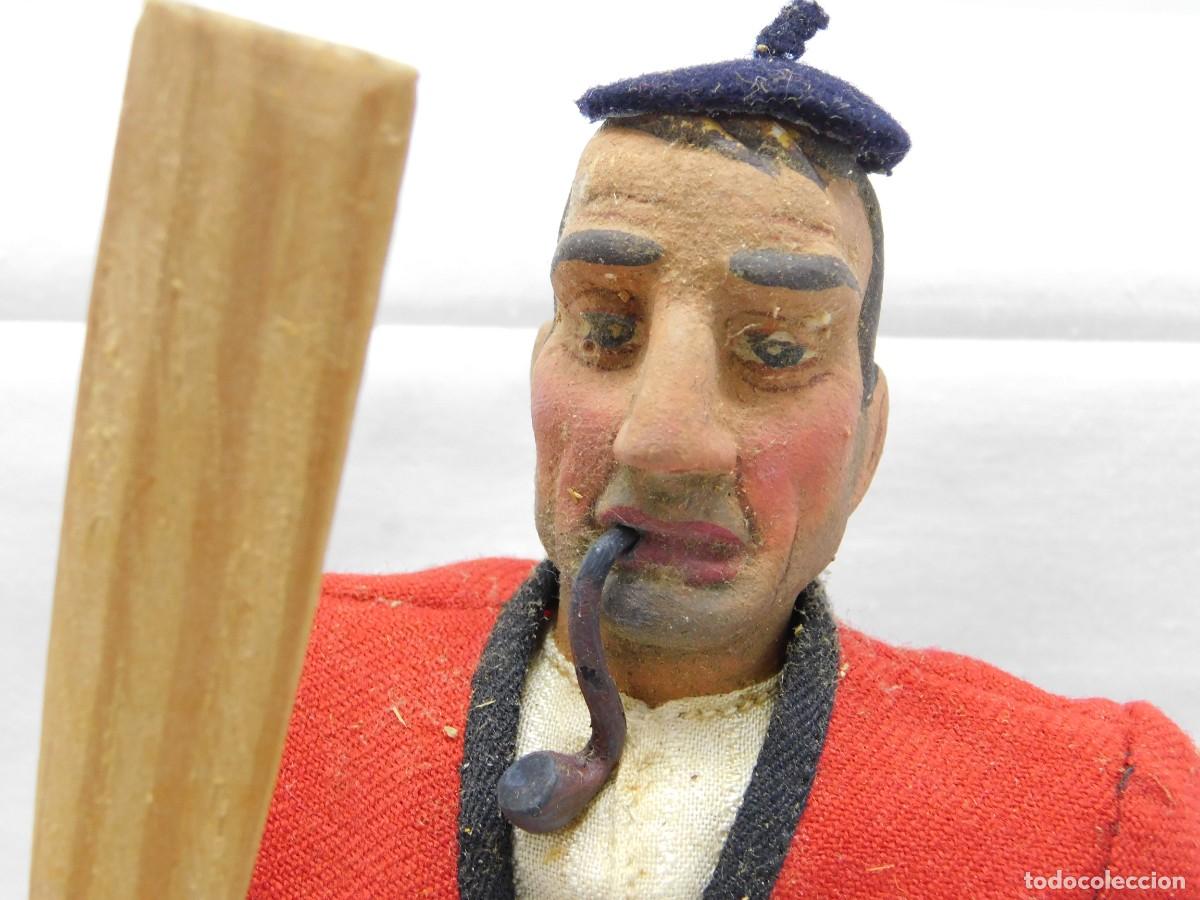 Mu&ntilde;ecas extranjeras: ANTIGUO MU&Ntilde;ECO DE MADERA - Foto 5