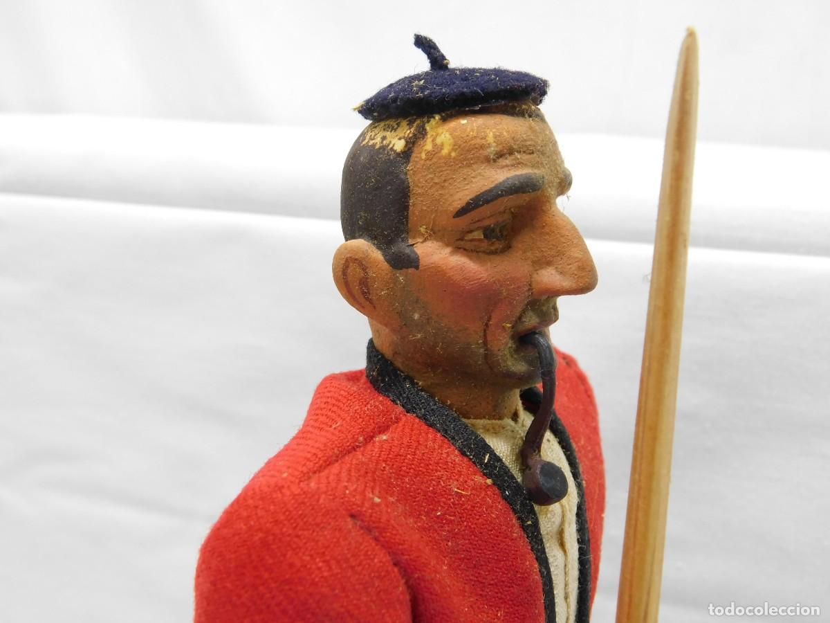 Mu&ntilde;ecas extranjeras: ANTIGUO MU&Ntilde;ECO DE MADERA - Foto 9