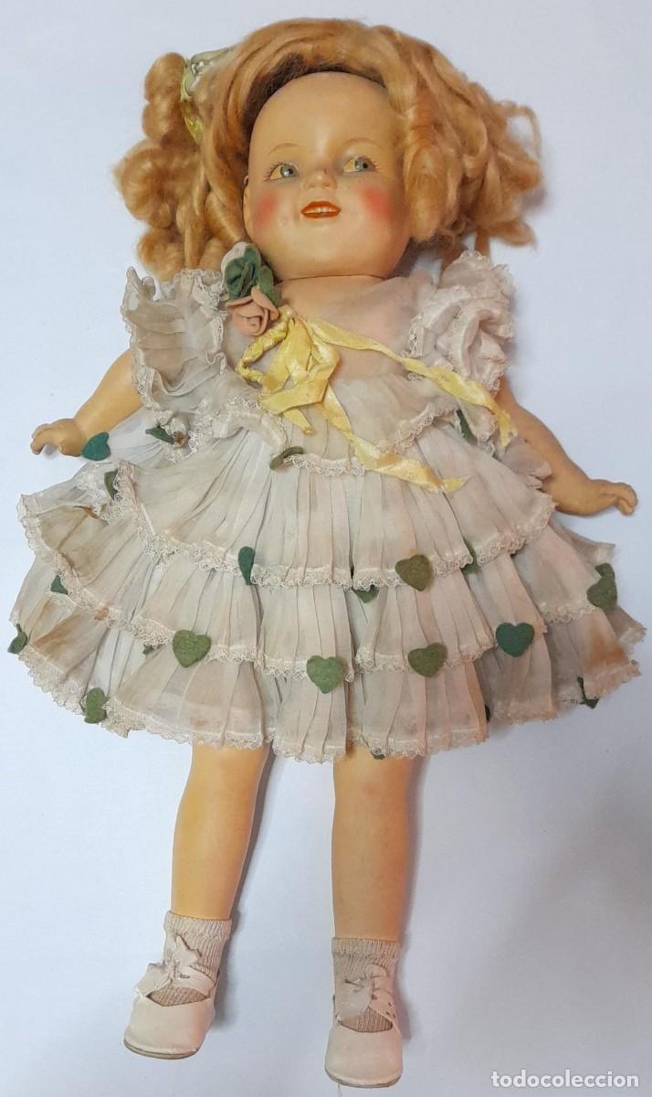 Mu&ntilde;ecas extranjeras: ANTIGUA MU&Ntilde;ECA SHIRLEY TEMPLE, PARA RESTAURAR - Foto 1