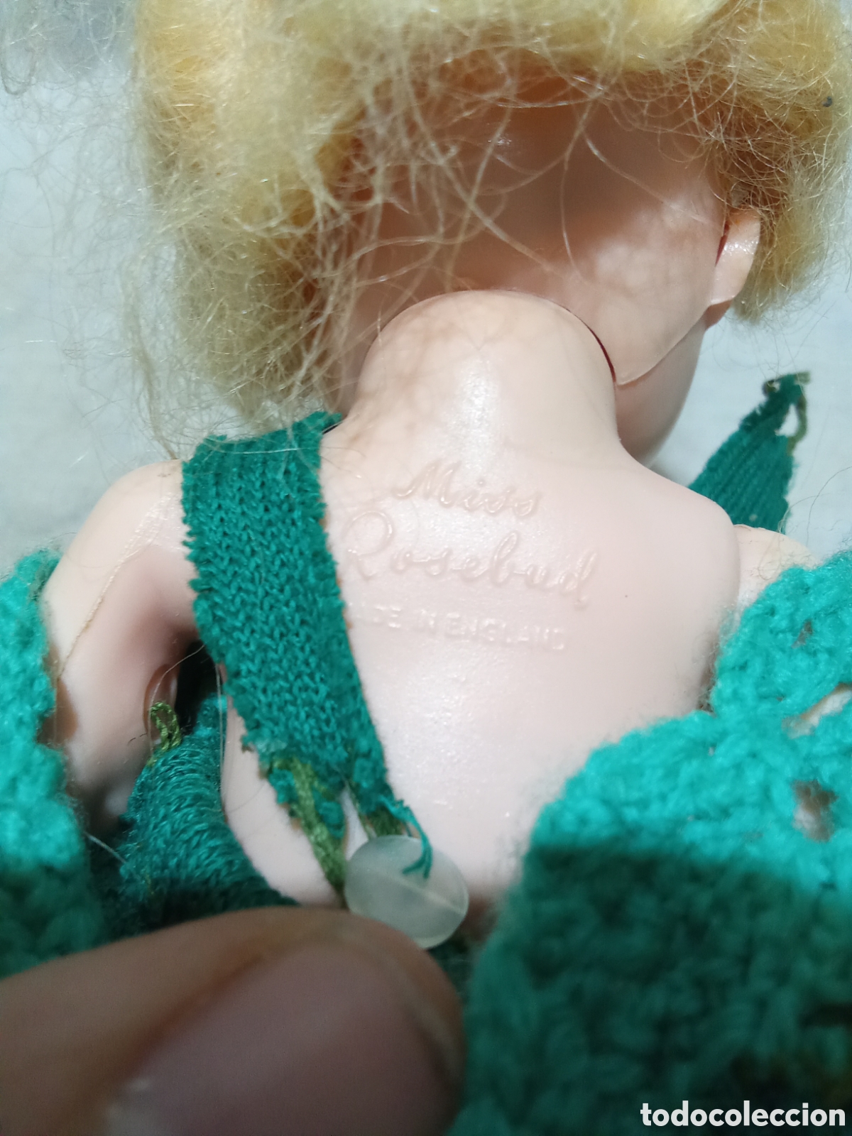 Mu&ntilde;ecas extranjeras: ANTIGUA MU&Ntilde;ECA INGLESA DE CELULOIDE MISS ROSEBUD - Foto 8