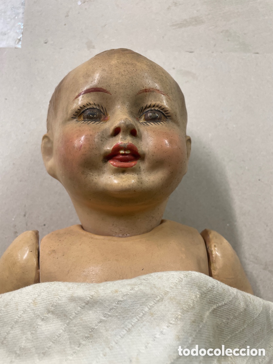 Mu&ntilde;ecas extranjeras: Mu&ntilde;eco Muy antiguo debe de ser 1900 - Foto 3