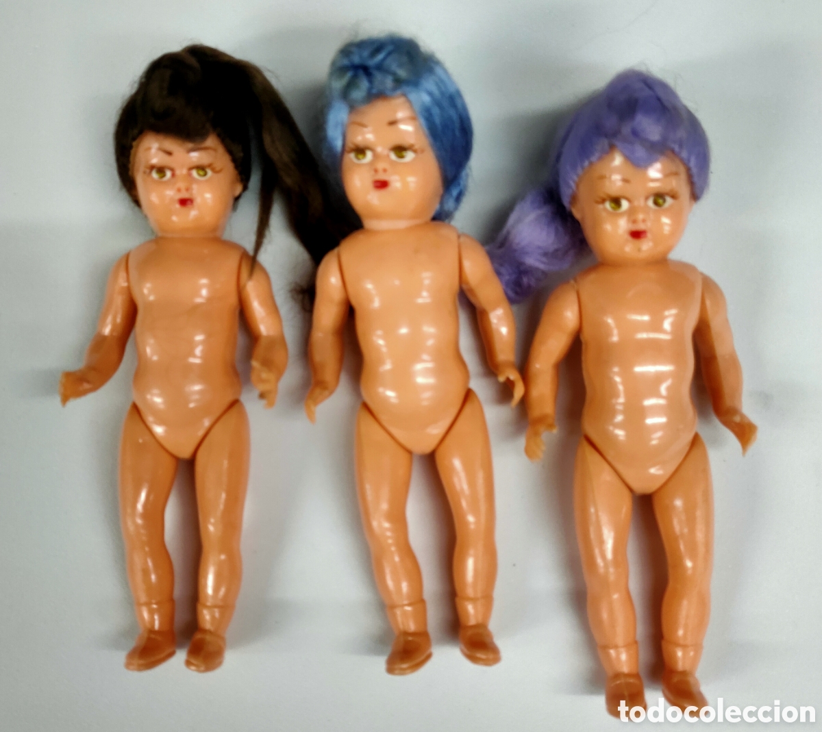 Mu&ntilde;ecas extranjeras: Lote de 3 mu&ntilde;ecas articuladas - Foto 1