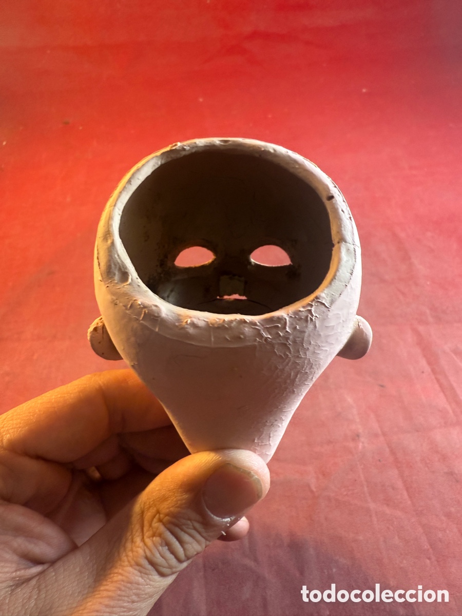 Mu&ntilde;ecas extranjeras: Antigua cabeza mu&ntilde;eca - Foto 3