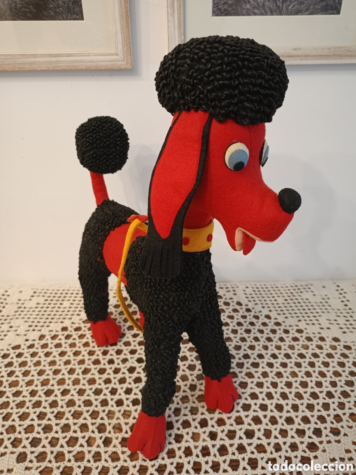 Mu&ntilde;ecas extranjeras: Perro Lenci antiguo grande de 1933 - Foto 8