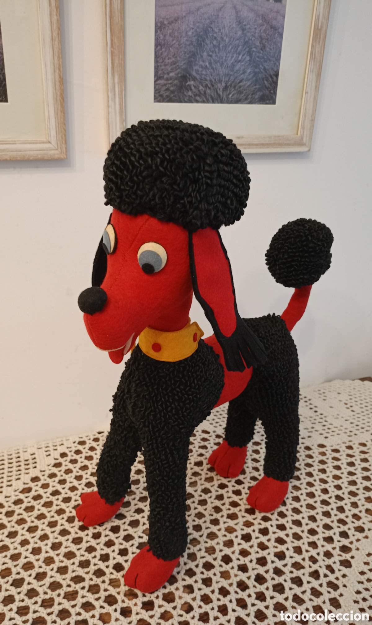 Mu&ntilde;ecas extranjeras: Perro Lenci antiguo grande de 1933 - Foto 1