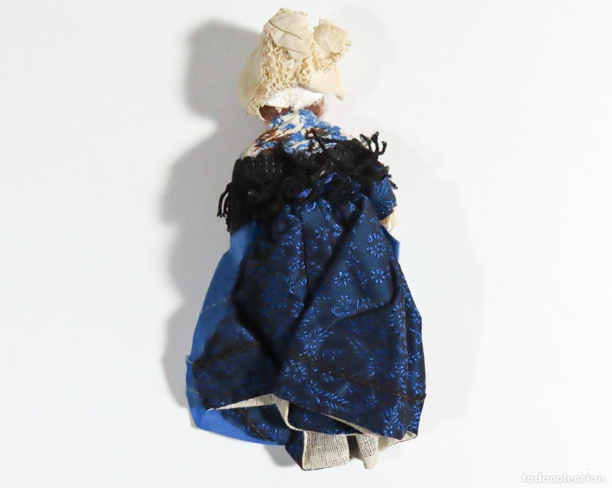 Mu&ntilde;ecas extranjeras: ANTIGUA MU&Ntilde;ECA VESTIDO AZUL - Foto 4