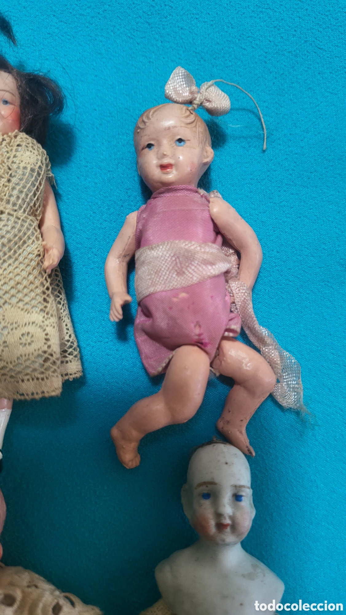 Mu&ntilde;ecas extranjeras: LOTE MU&Ntilde;ECAS ANTIGUAS BISCUIT - Foto 3