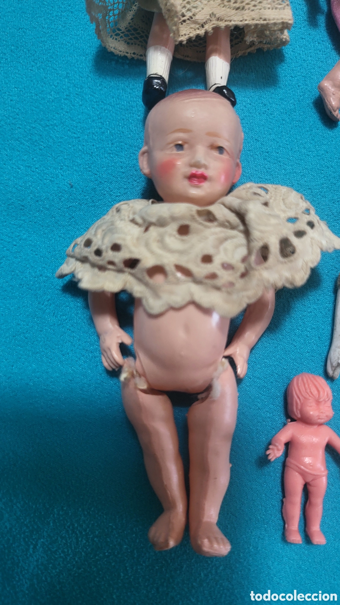 Mu&ntilde;ecas extranjeras: LOTE MU&Ntilde;ECAS ANTIGUAS BISCUIT - Foto 4