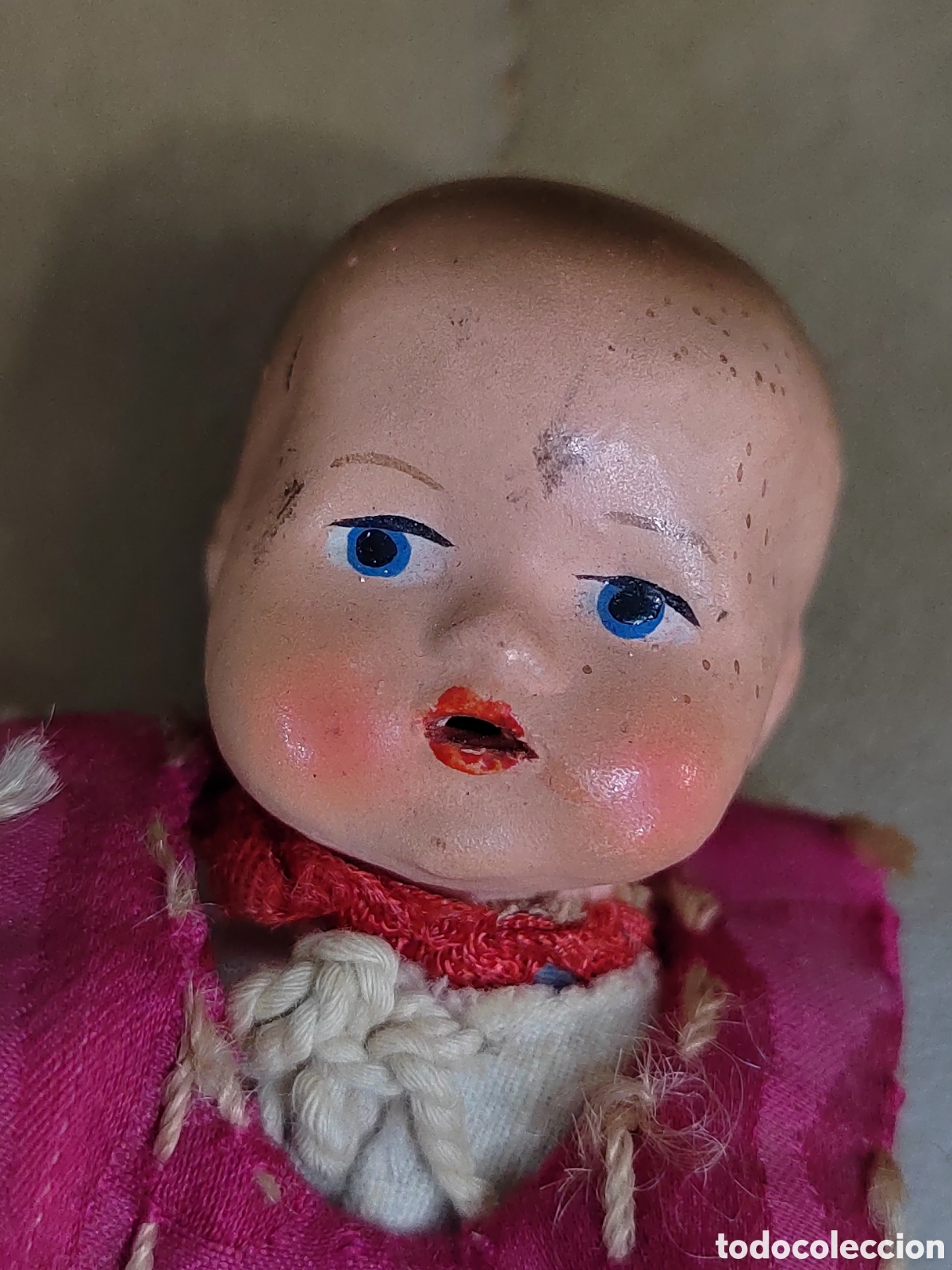 Mu&ntilde;ecas extranjeras: Mu&ntilde;eca peque&ntilde;a antigua - Foto 2