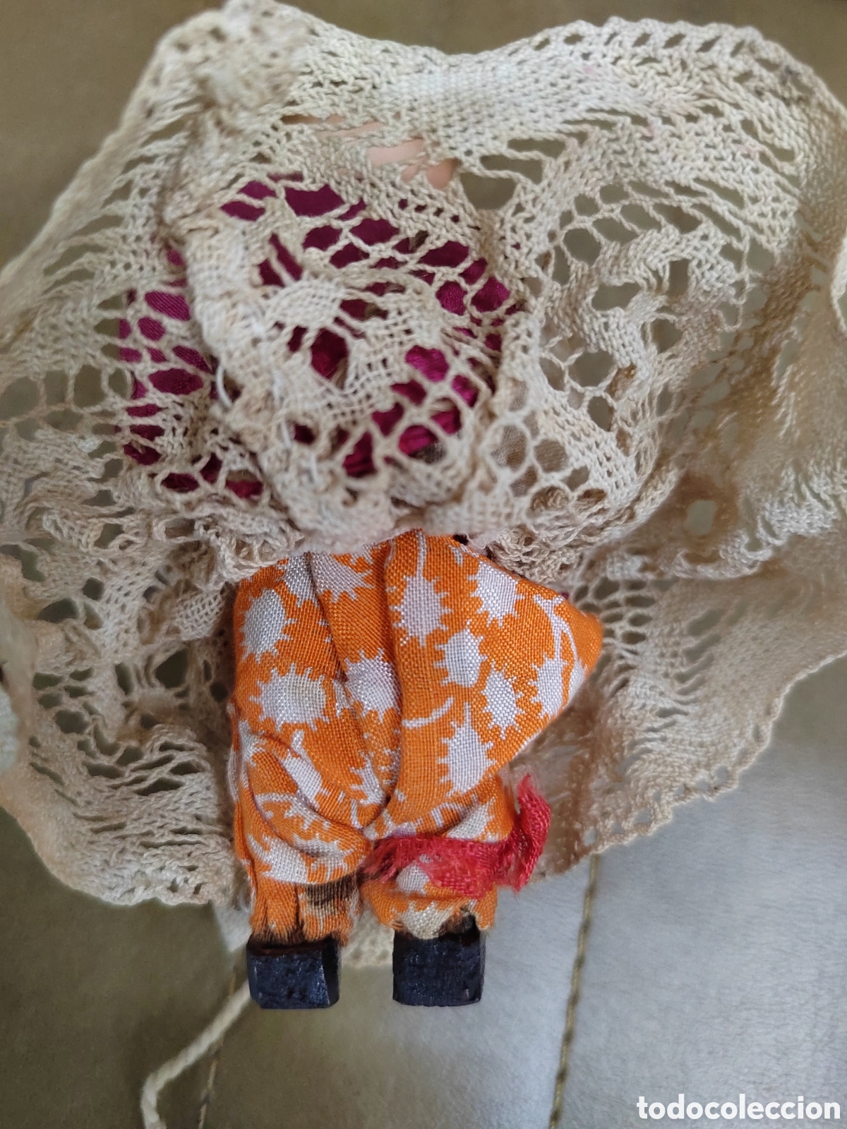 Mu&ntilde;ecas extranjeras: Mu&ntilde;eca peque&ntilde;a antigua - Foto 3