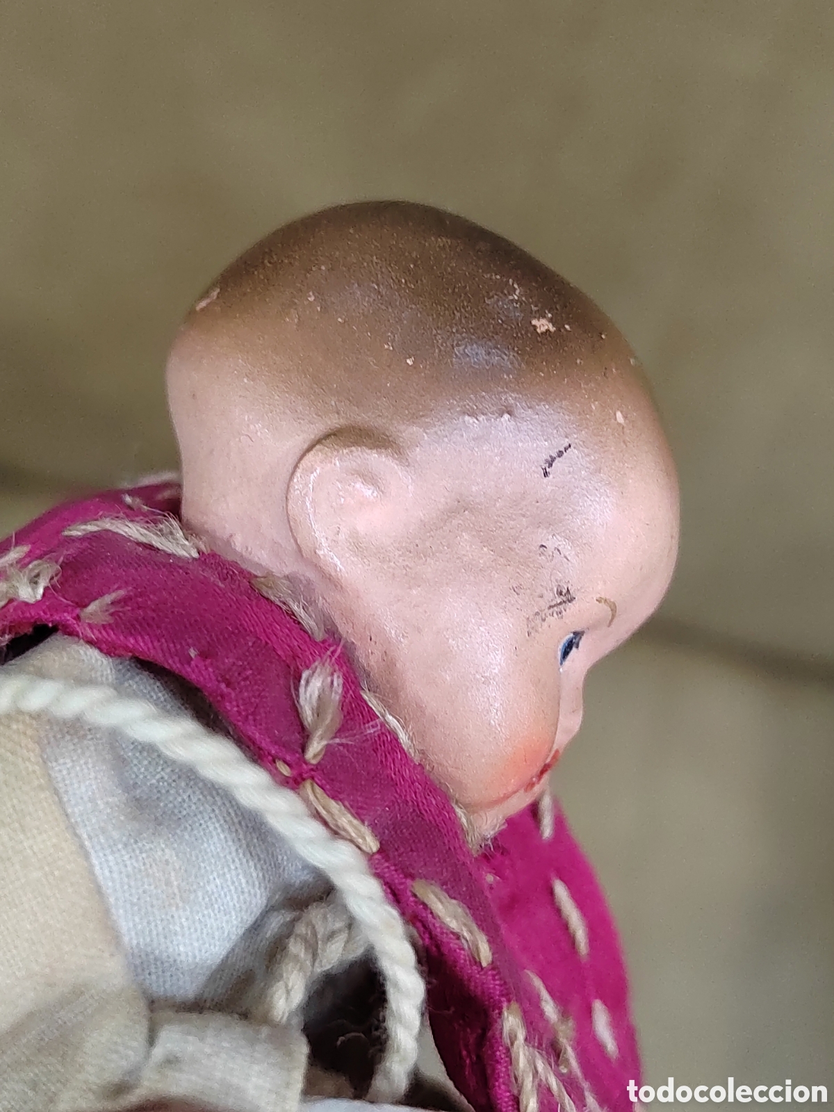 Mu&ntilde;ecas extranjeras: Mu&ntilde;eca peque&ntilde;a antigua - Foto 6