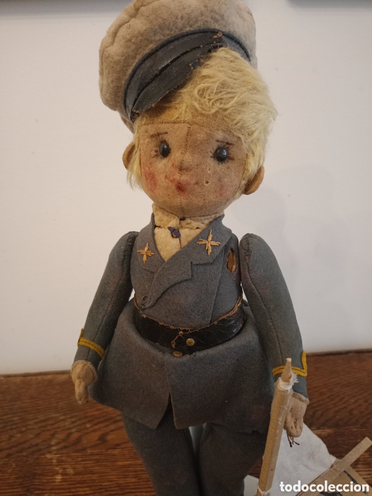 Mu&ntilde;ecas extranjeras: Mu&ntilde;eco Steiff de principios del 1900 - Foto 1