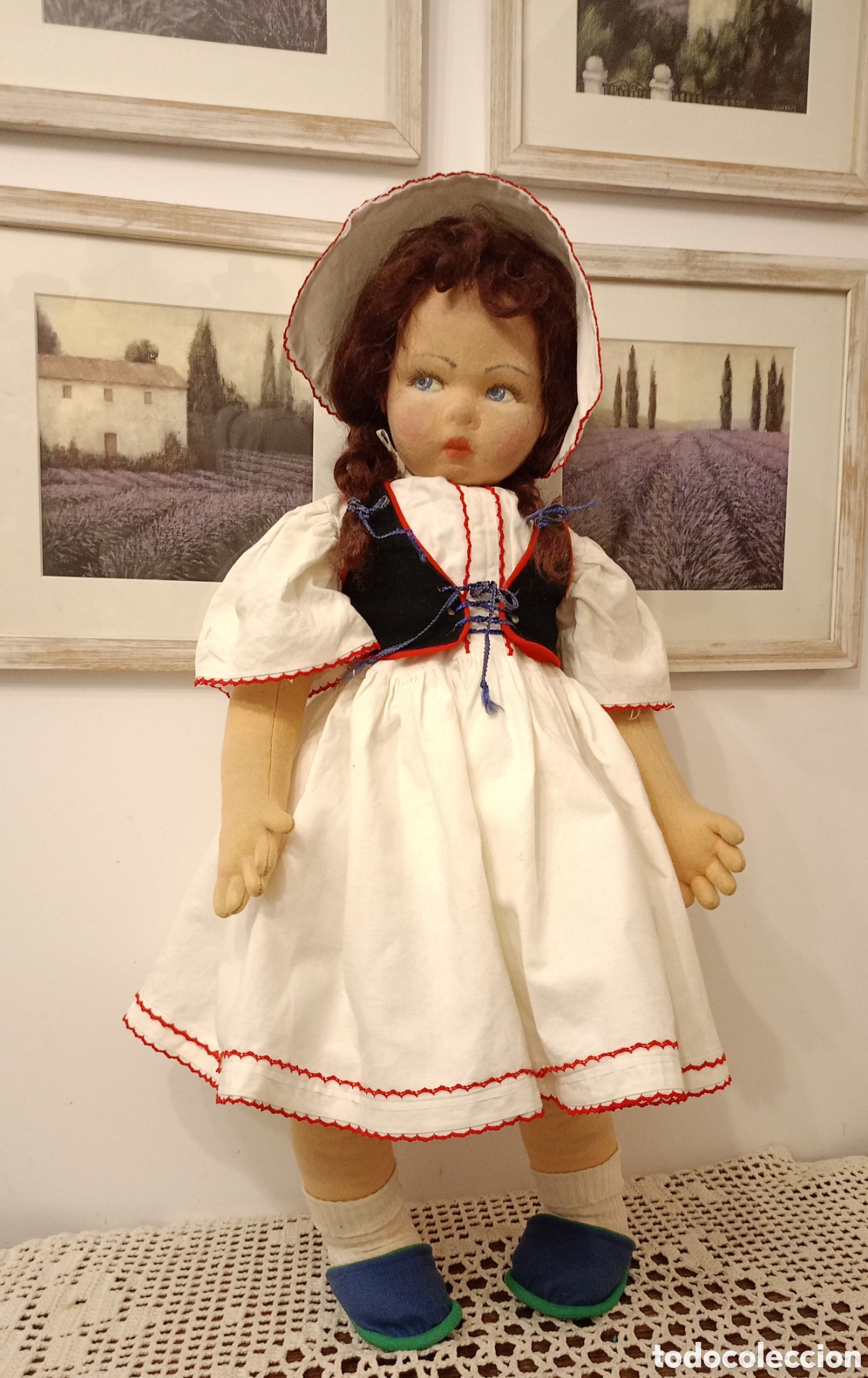 Mu&ntilde;ecas extranjeras: Mu&ntilde;eca Lenci gran tama&ntilde;o mide 70 cm - Foto 5