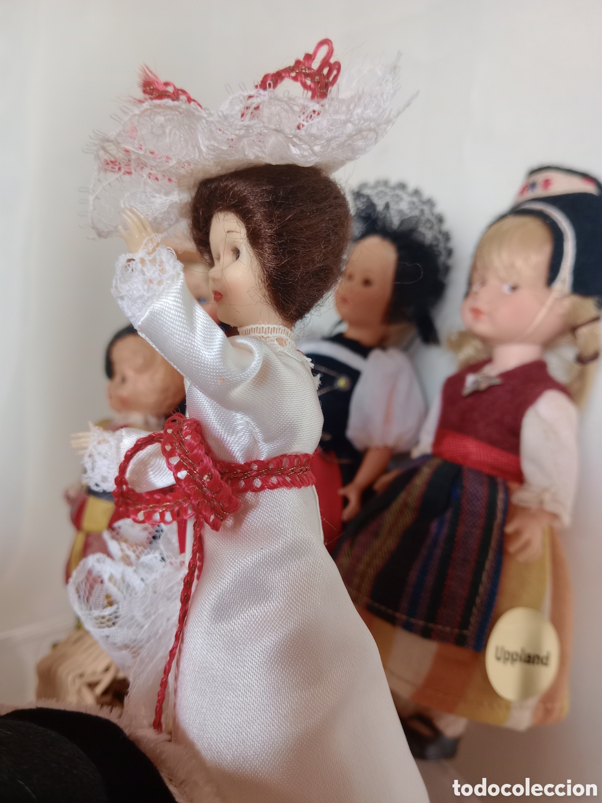 Mu&ntilde;ecas extranjeras: Lote de 8 mu&ntilde;ecas antiguas - Foto 9