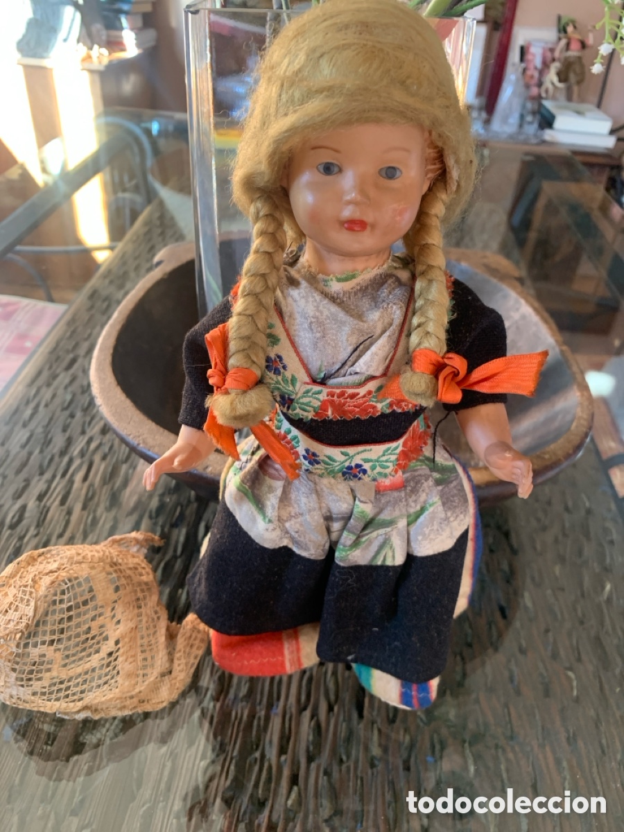 Mu&ntilde;ecas extranjeras: Antigua mu&ntilde;eca celuloide Alemania - Foto 7
