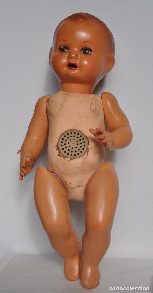 Mu&ntilde;ecas extranjeras: MU&Ntilde;ECO CART&Oacute;N-44cm-CON SONIDO-RESTAURAR - Foto 1
