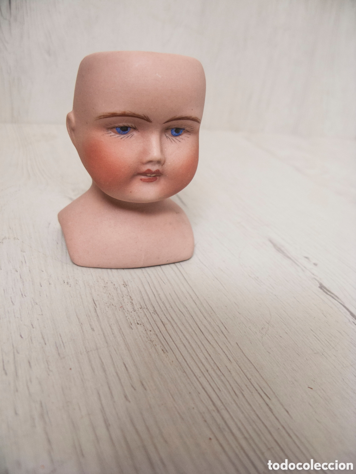 Mu&ntilde;ecas extranjeras: Cabeza mu&ntilde;eca de porcelana para restaurar - Foto 4