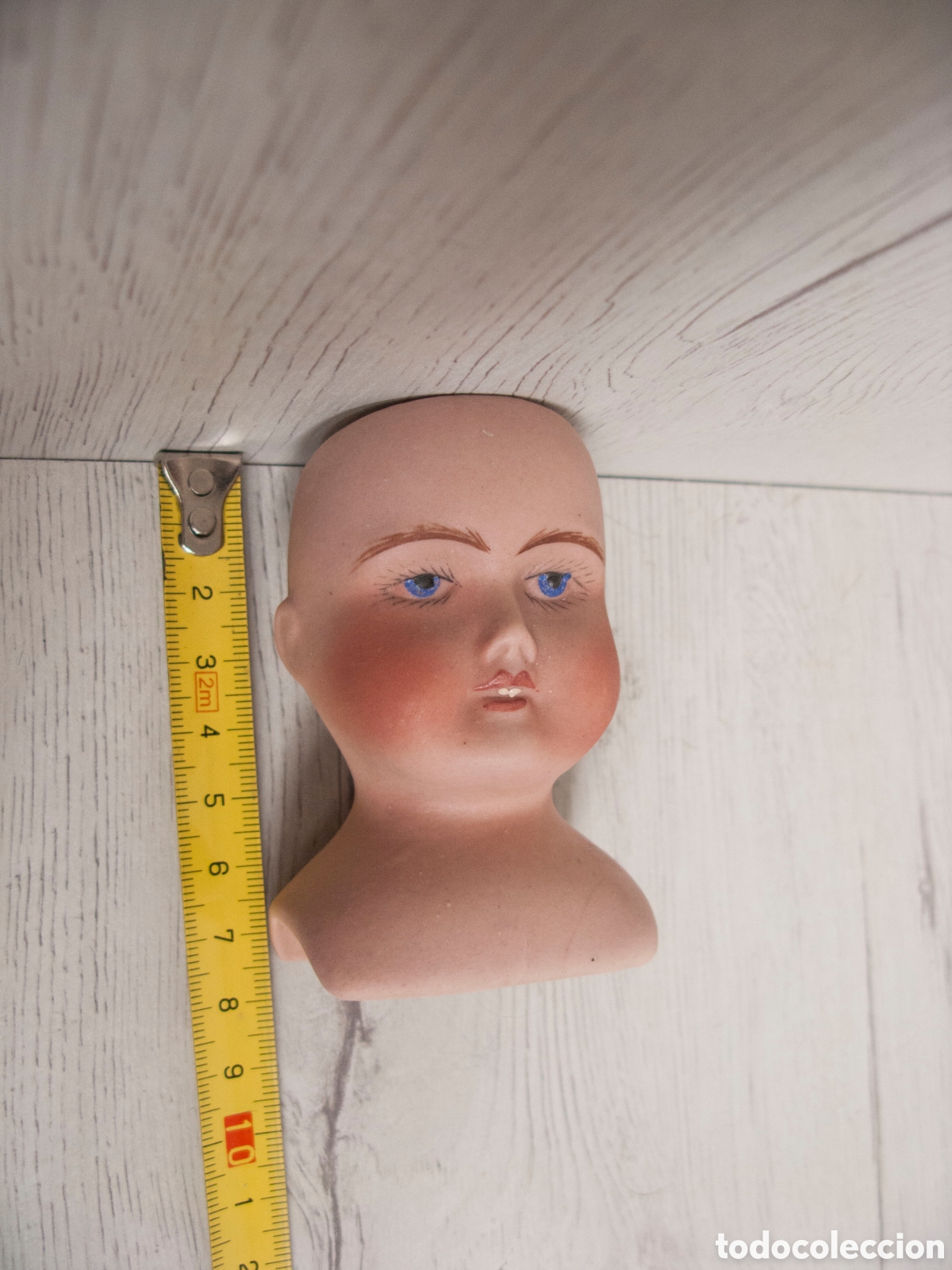 Mu&ntilde;ecas extranjeras: Cabeza mu&ntilde;eca de porcelana para restaurar - Foto 7