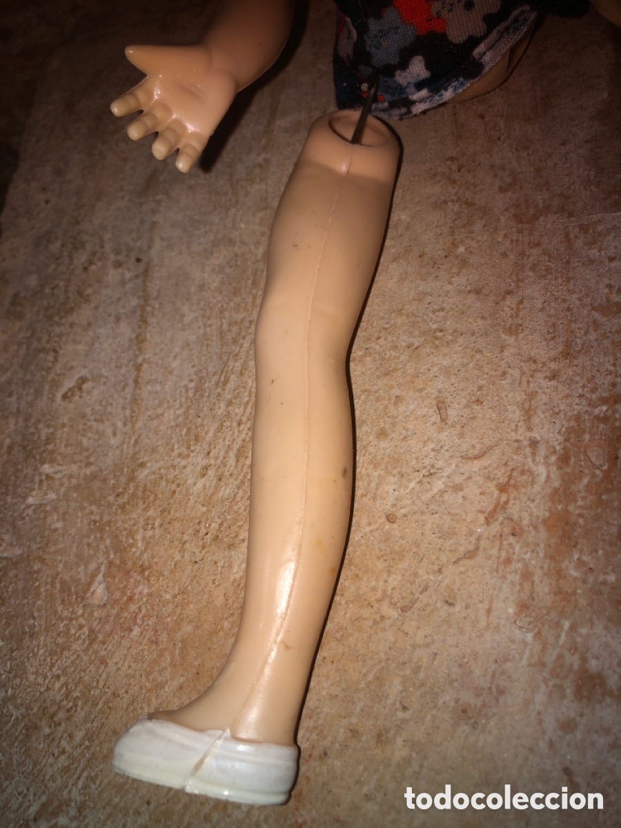 Mu&ntilde;ecas extranjeras: Mu&ntilde;eca antigua incompleta - Foto 2
