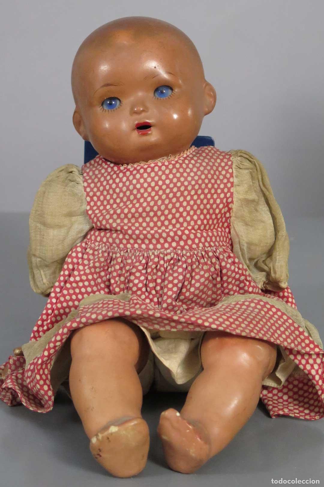 Mu&ntilde;ecas extranjeras: MU&Ntilde;ECA. HACIA 1930. ROPA DE EPOCA - Foto 1