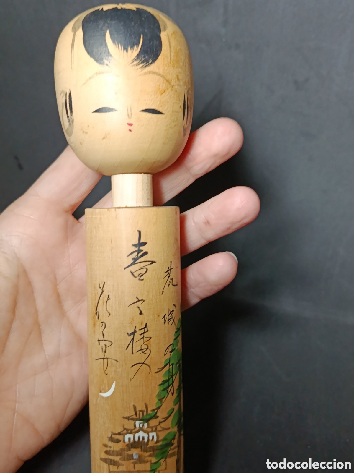 Mu&ntilde;ecas extranjeras: Antigua mu&ntilde;eca&nbsp;Kokeshi - Foto 5