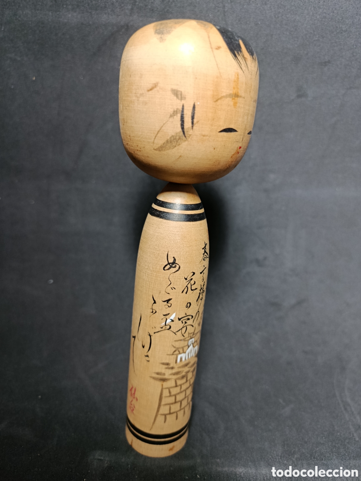 Mu&ntilde;ecas extranjeras: Antigua mu&ntilde;eca&nbsp;Kokeshi - Foto 2