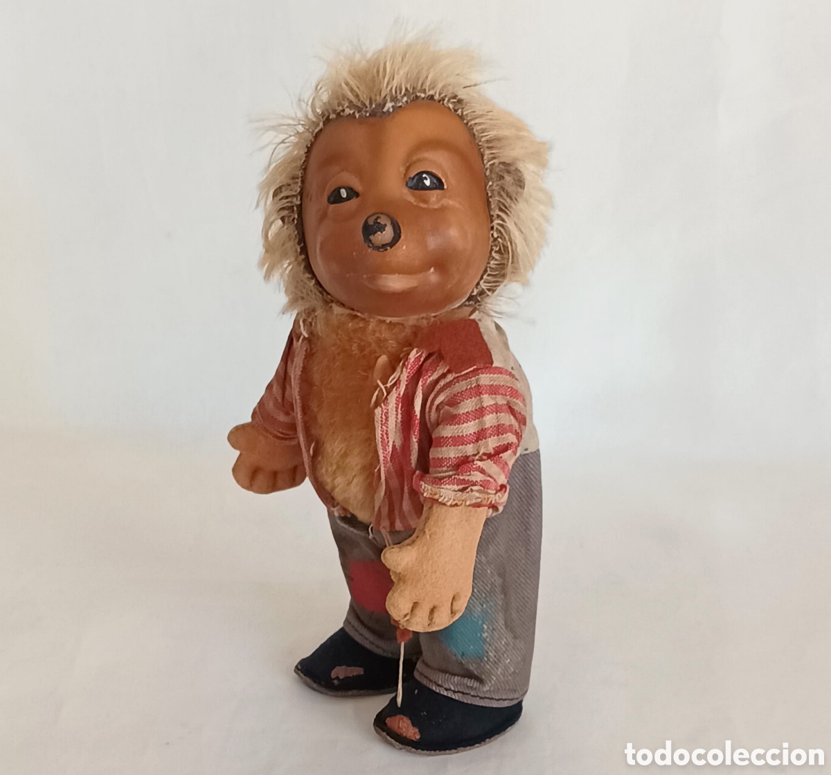 Mu&ntilde;ecas extranjeras: Mu&ntilde;eco Erizo Mecki de Steiff a&ntilde;os 50 - Foto 7