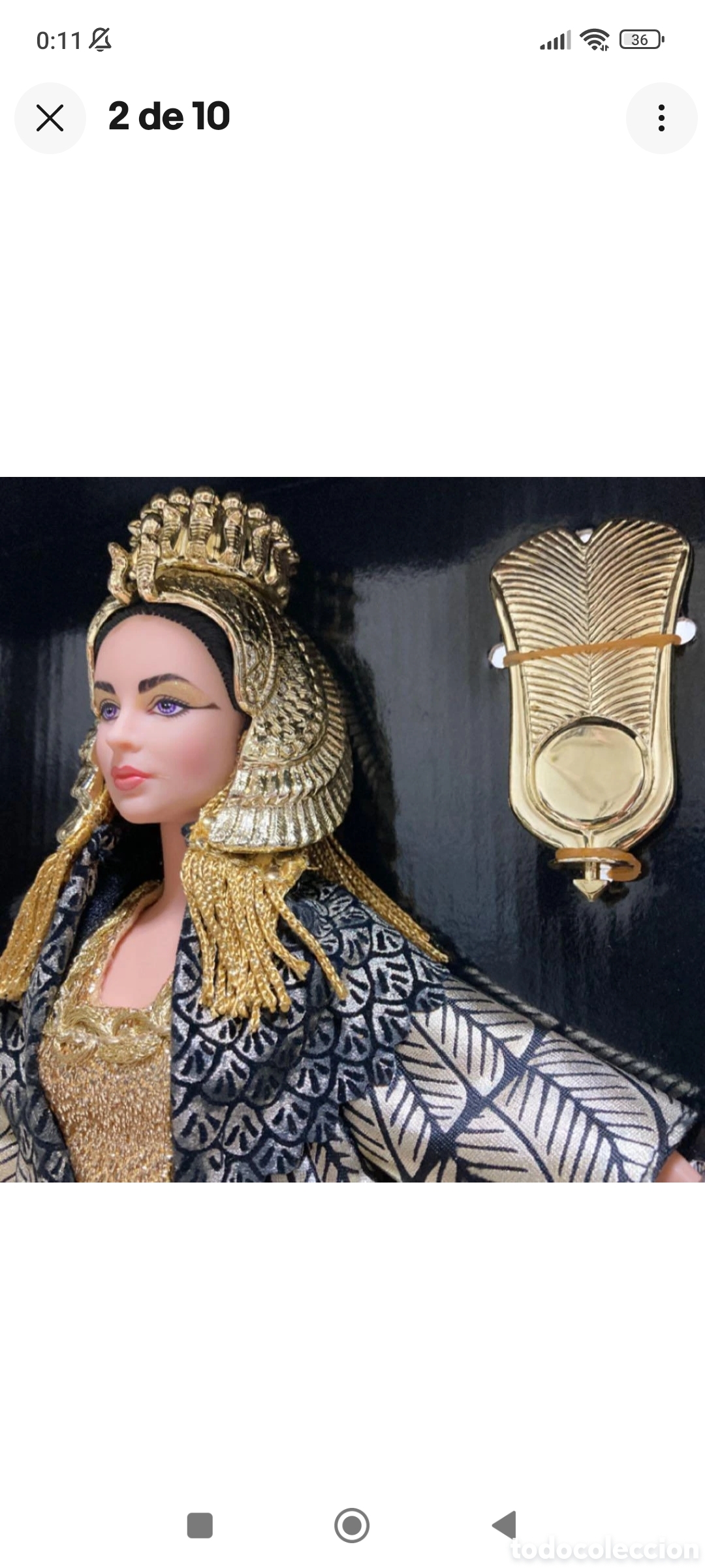 Mu&ntilde;ecas extranjeras: Barbie Cleopatra Elizabeth Taylor - Foto 2