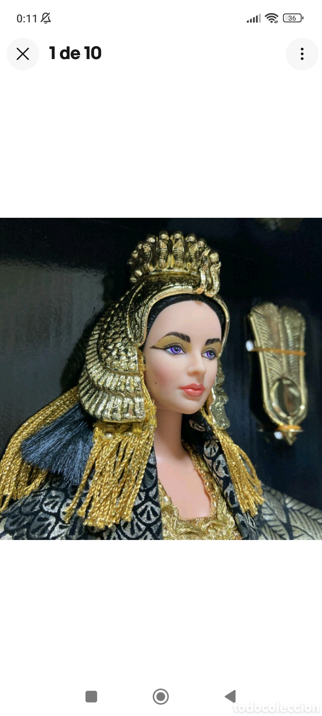 Mu&ntilde;ecas extranjeras: Barbie Cleopatra Elizabeth Taylor - Foto 1