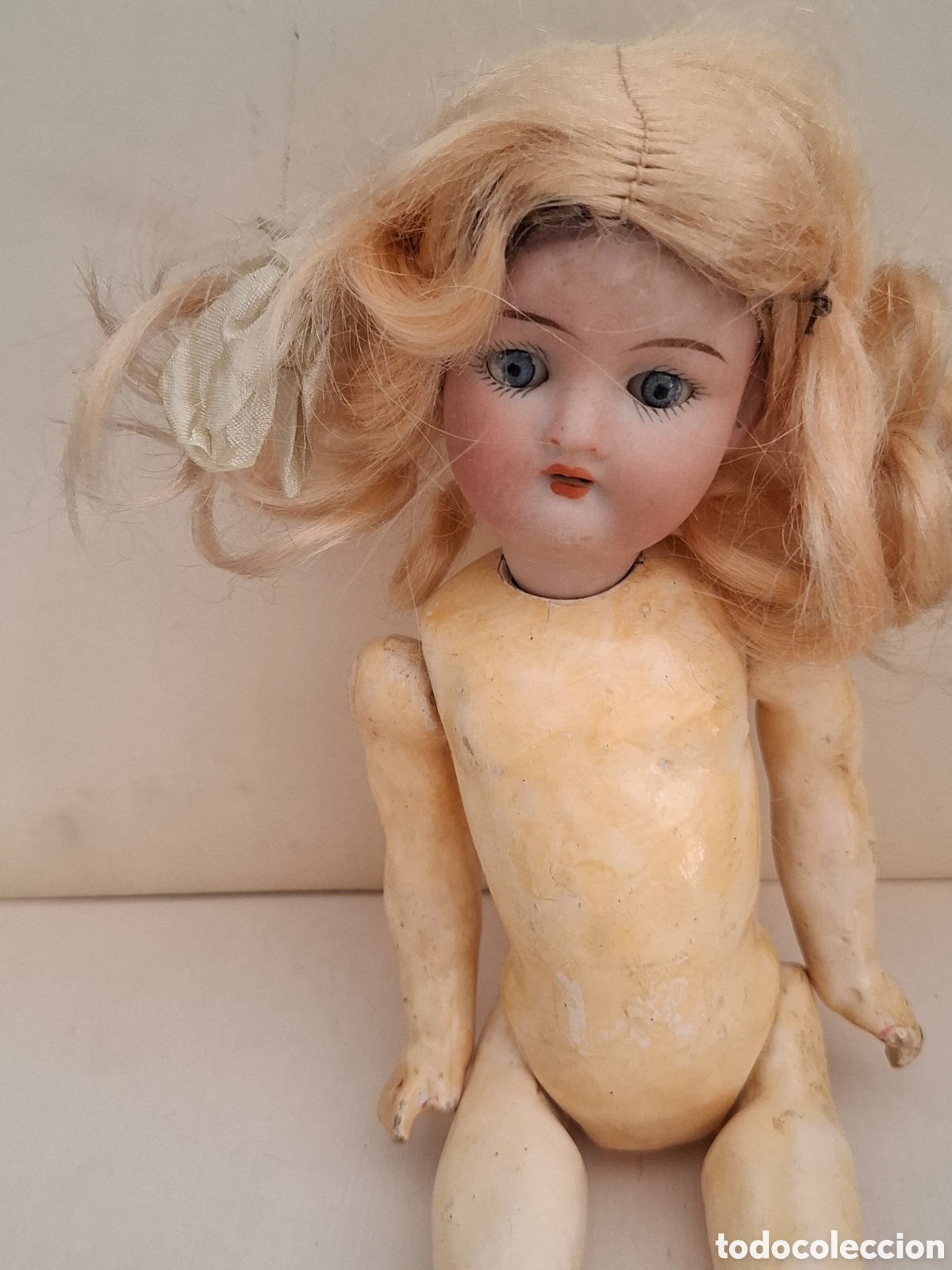 Mu&ntilde;ecas extranjeras: RARA y curiosa MU&Ntilde;ECA ANTIGUA - Foto 3