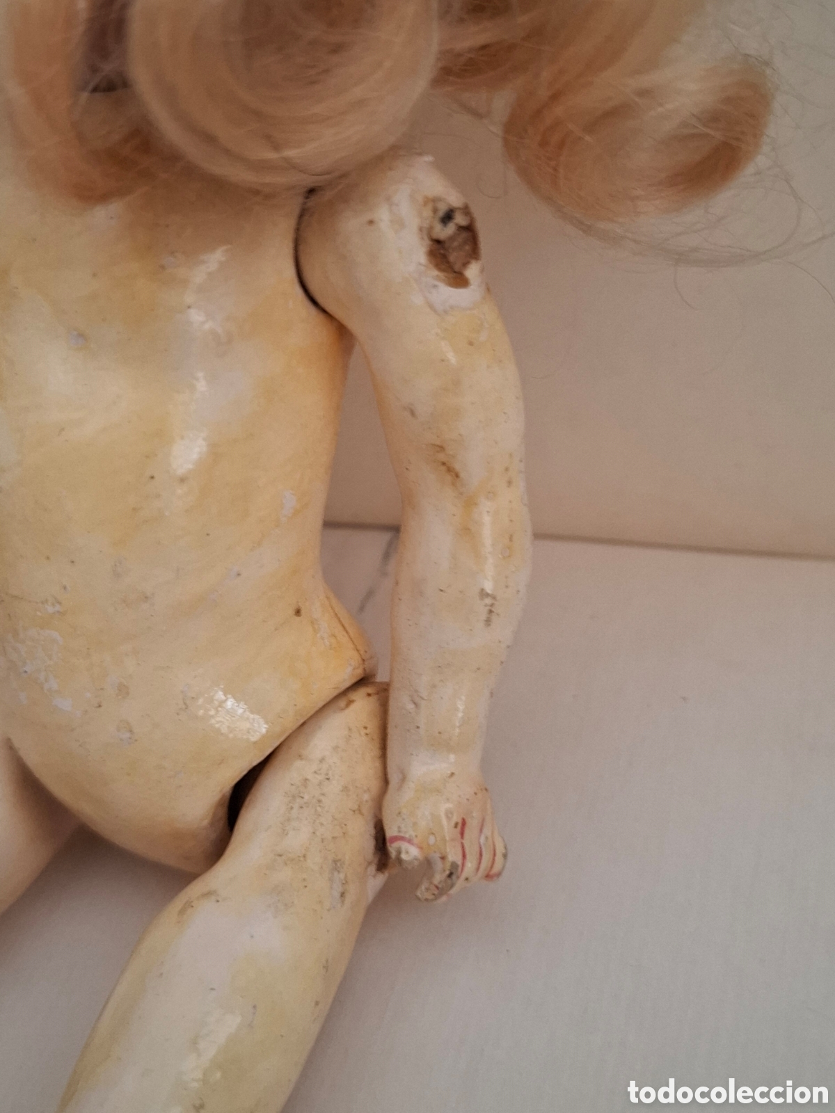 Mu&ntilde;ecas extranjeras: RARA y curiosa MU&Ntilde;ECA ANTIGUA - Foto 5