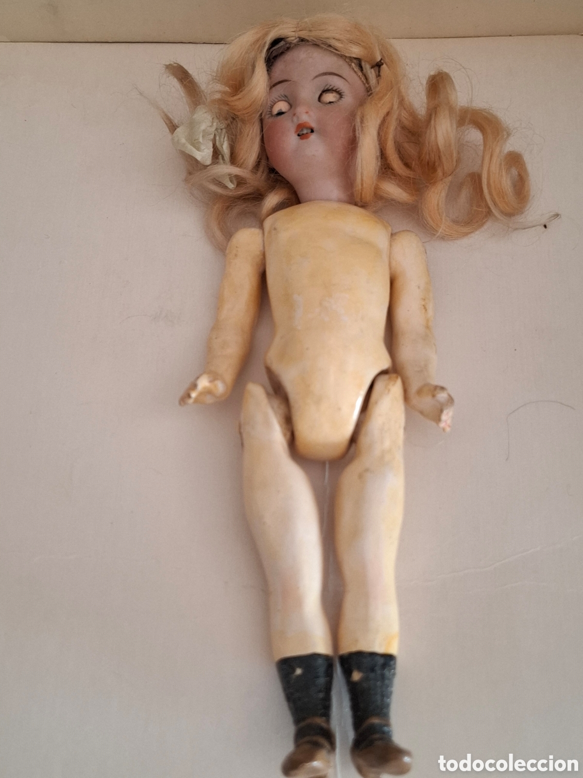 Mu&ntilde;ecas extranjeras: RARA y curiosa MU&Ntilde;ECA ANTIGUA - Foto 6