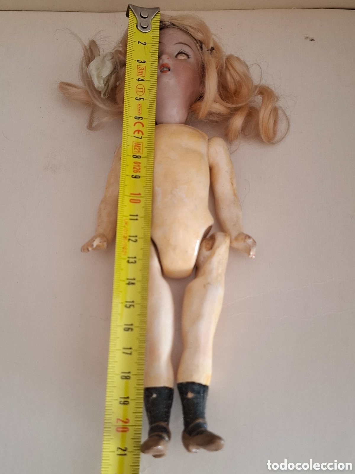 Mu&ntilde;ecas extranjeras: RARA y curiosa MU&Ntilde;ECA ANTIGUA - Foto 9