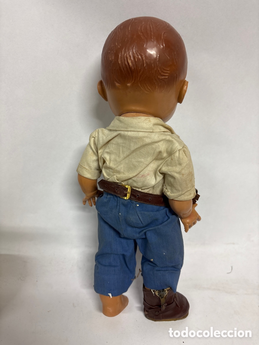 Mu&ntilde;ecas extranjeras: ANTIGUO MU&Ntilde;ECO INGLES CON TRAJE DE COW-BOY - Foto 3