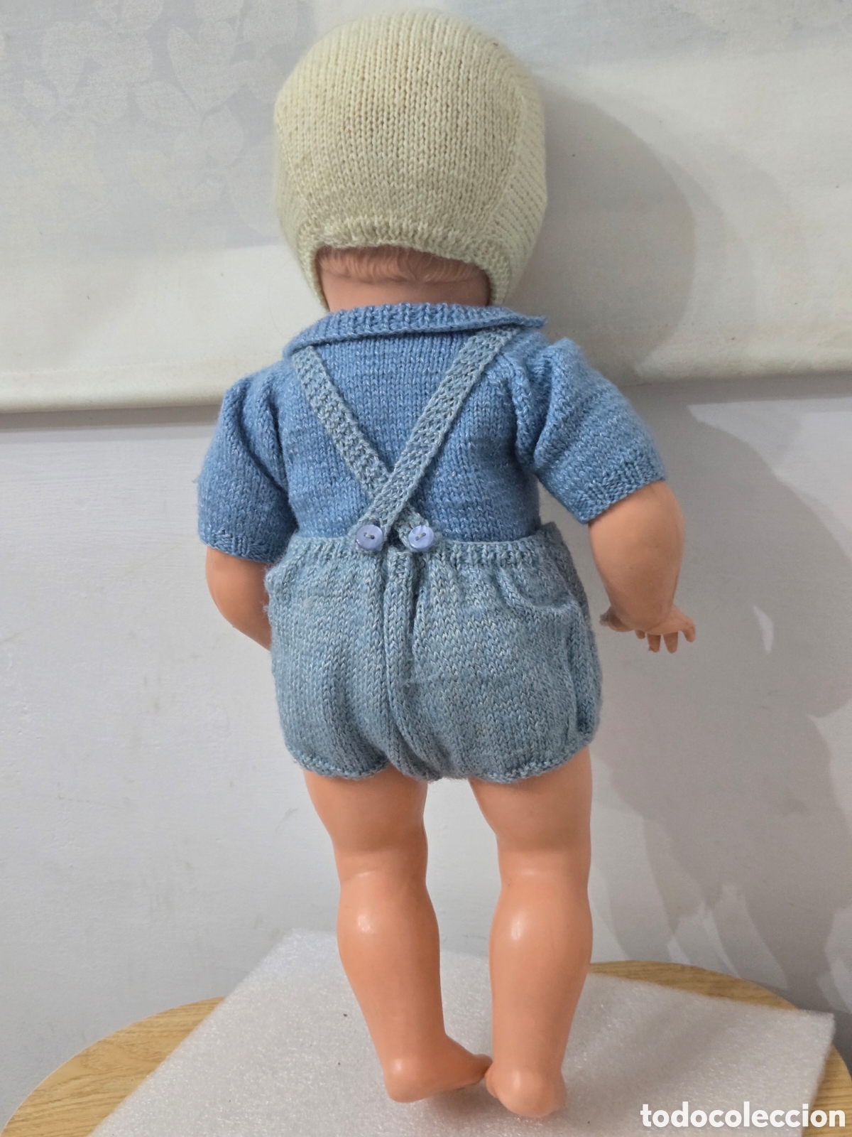 Mu&ntilde;ecas extranjeras: Antiguo Mu&ntilde;eco a&ntilde;os 50 beb&eacute; franc&eacute;s Polyflex - Foto 4