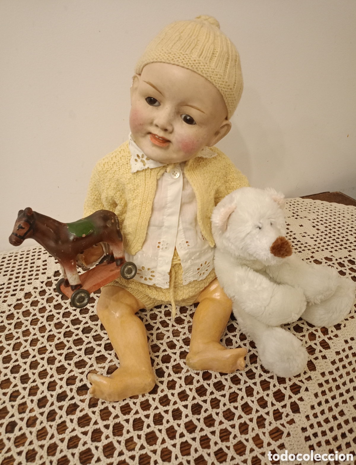 Mu&ntilde;ecas Extranjeras: Mu&ntilde;eco antiguo franc&eacute;s del 1900