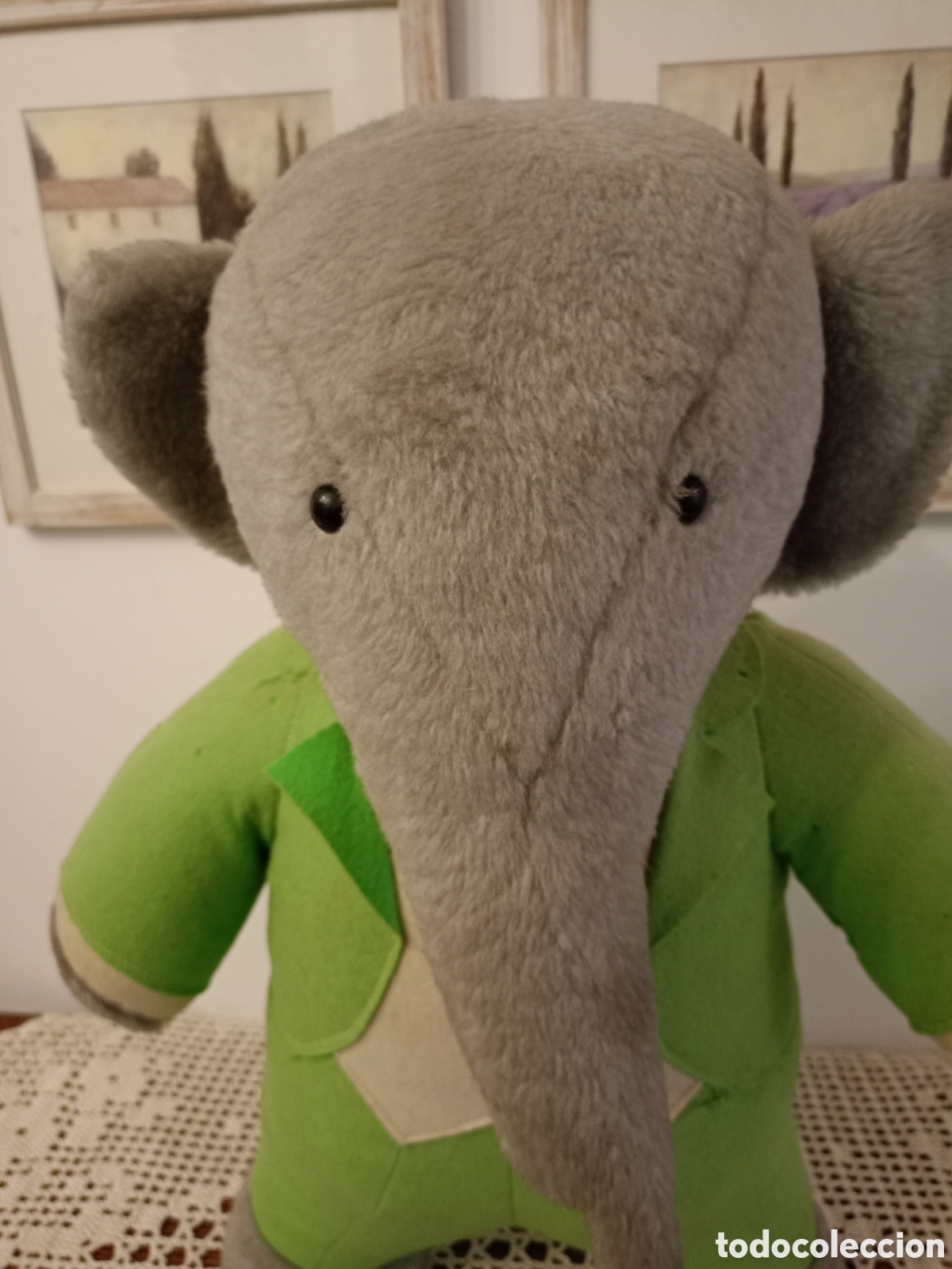Mu&ntilde;ecas extranjeras: Mu&ntilde;eco antiguo Babar de los a&ntilde;os 60 - Foto 3