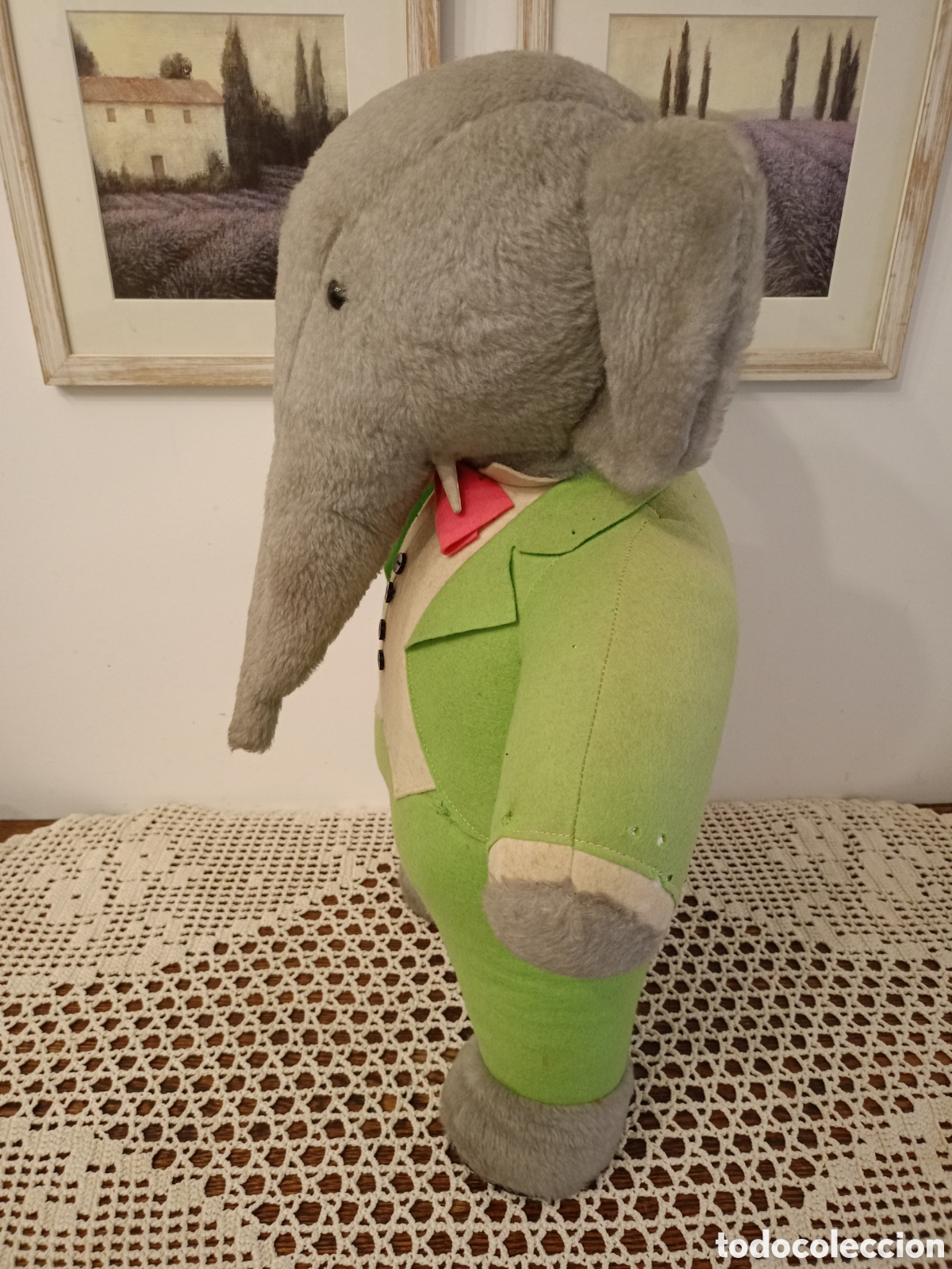 Mu&ntilde;ecas extranjeras: Mu&ntilde;eco antiguo Babar de los a&ntilde;os 60 - Foto 5