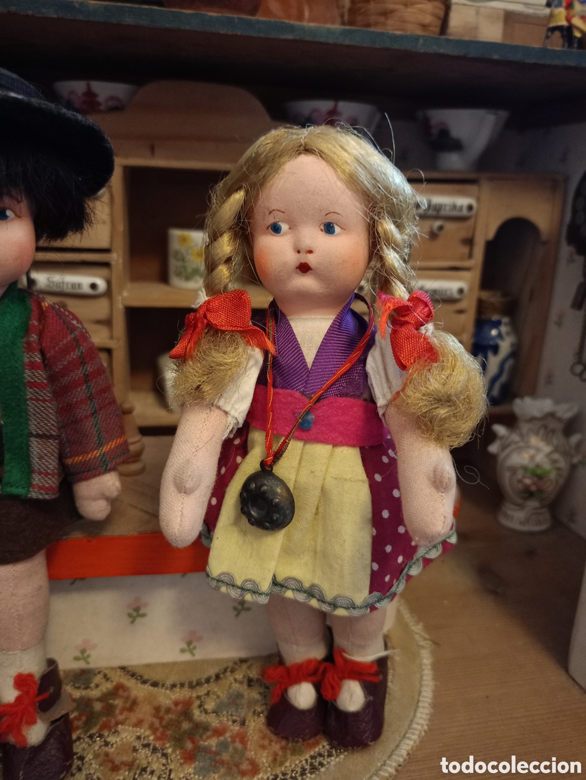 Mu&ntilde;ecas extranjeras: Antiguos mu&ntilde;ecos Hansel y Grettel Austriacos - Foto 2