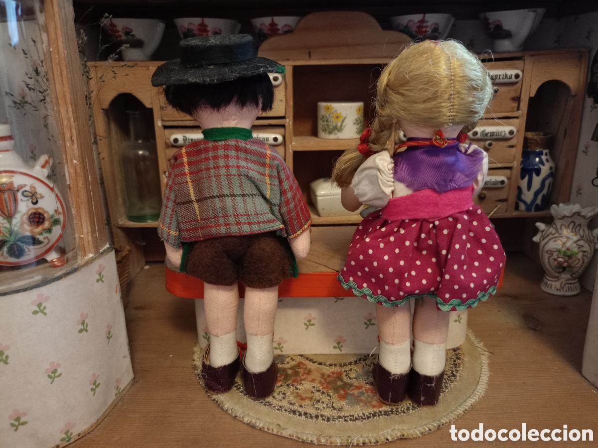 Mu&ntilde;ecas extranjeras: Antiguos mu&ntilde;ecos Hansel y Grettel Austriacos - Foto 4