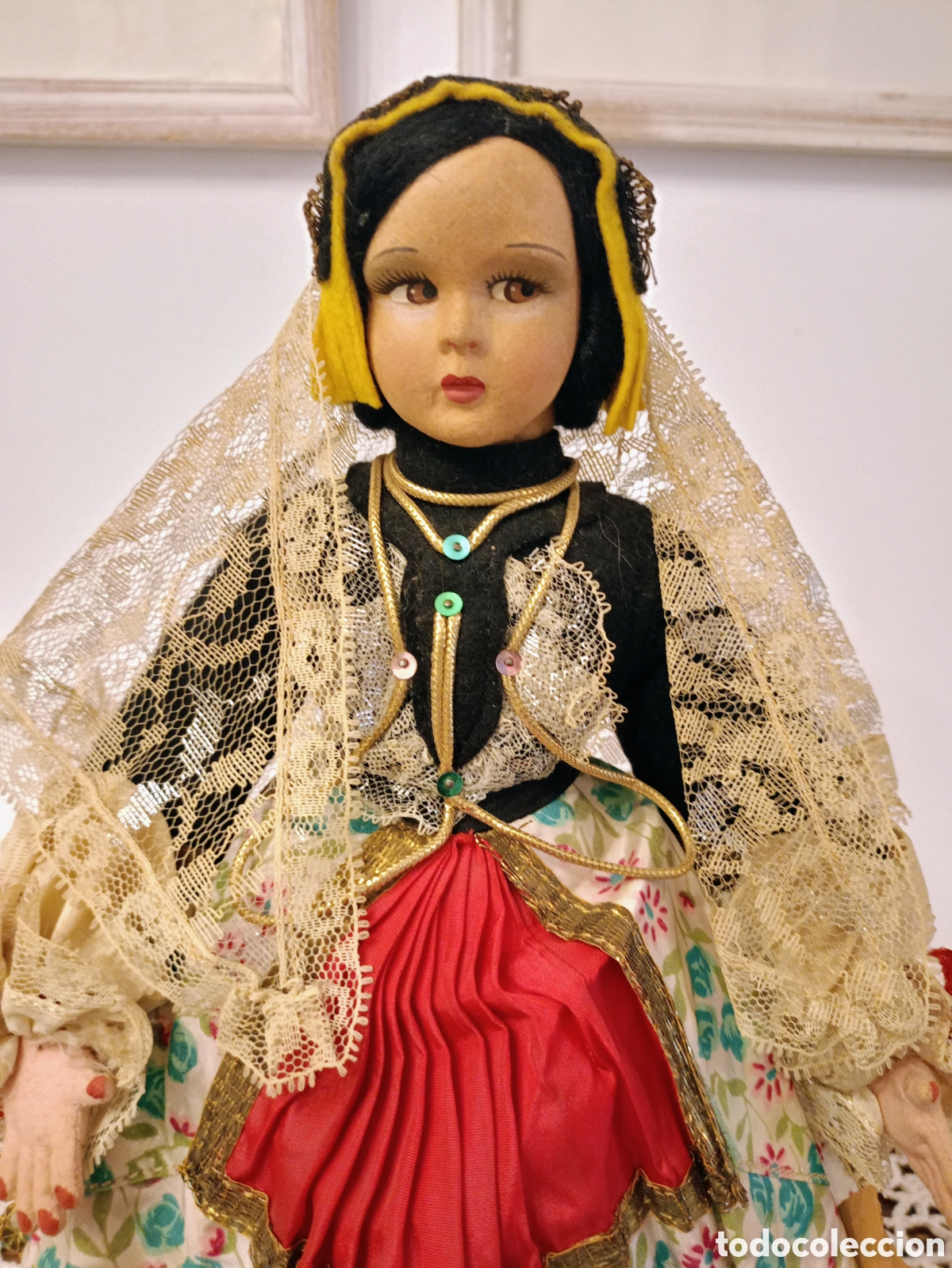 Mu&ntilde;ecas extranjeras: Mu&ntilde;eca antigua tipo Lenci Magis - Foto 2