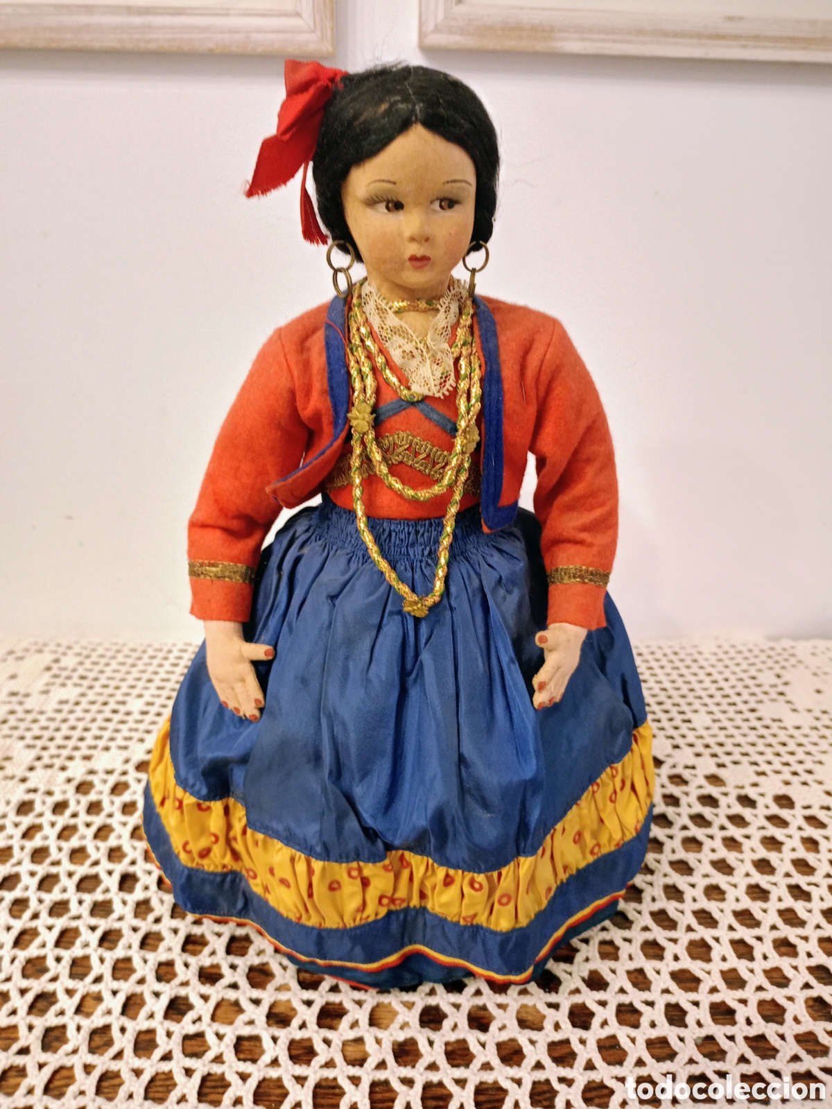 Mu&ntilde;ecas Extranjeras: Mu&ntilde;eca antigua tipo Lenci Magis