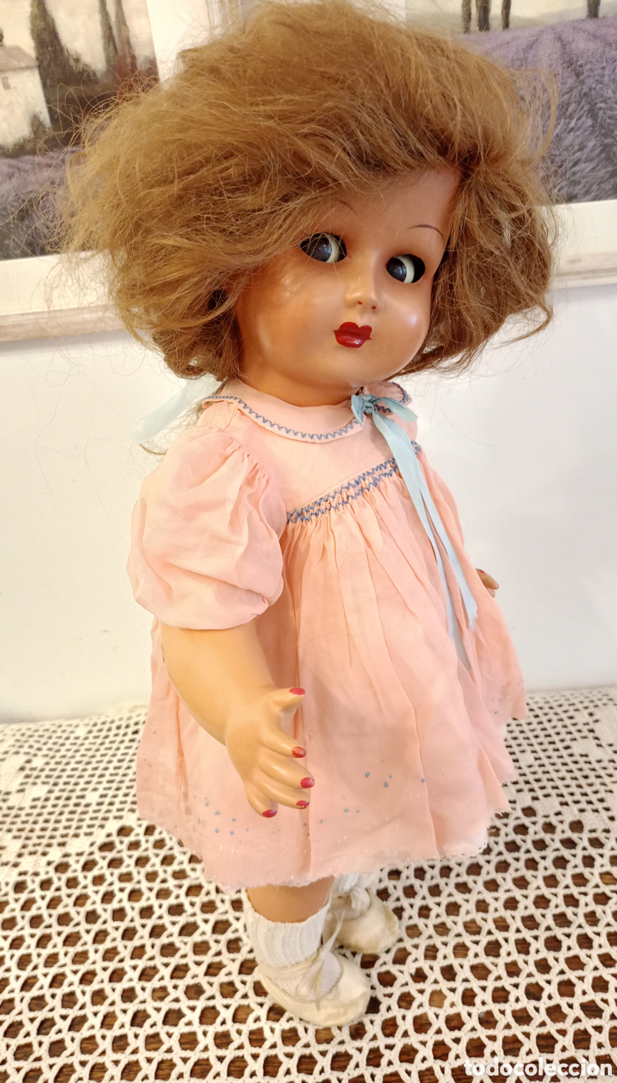 Internationale Puppen: Antigua mu&ntilde;eca Bonomi a&ntilde;os 30 o 40