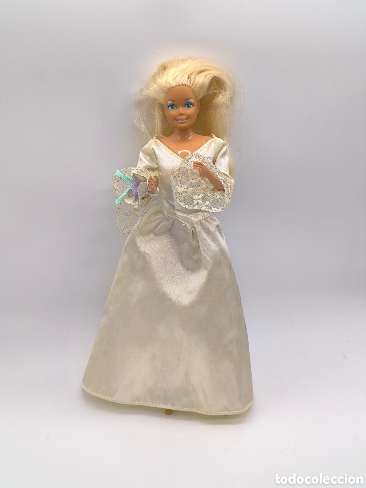 Mu&ntilde;ecas Extranjeras: Barbie novia vintage Mattel 1966 vestido blanco original colecci&oacute;n